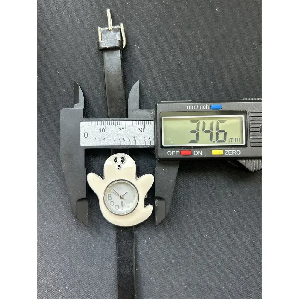 Halloween Ghost Black Band Women’s Quartz Watch